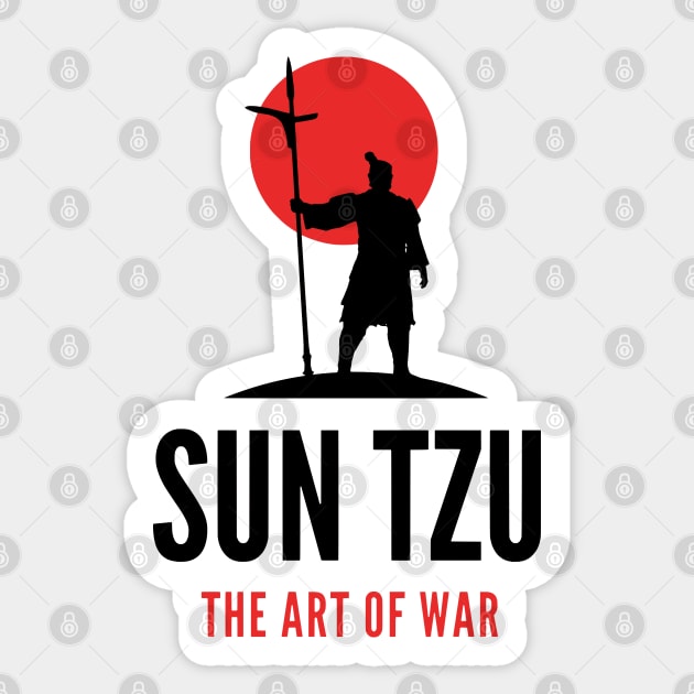 SUN TZU (THE ART OF WAR) Sticker by Rules of the mind